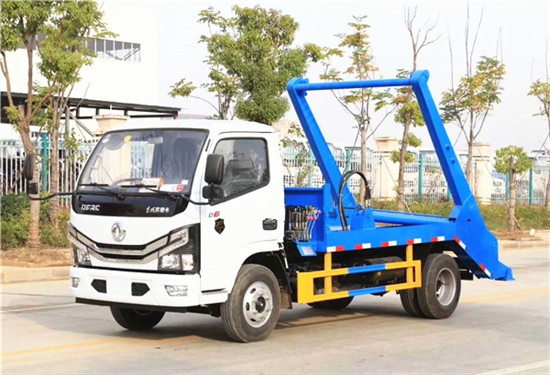 國(guó)六東風(fēng)小多利卡擺臂式垃圾車(chē)（5方）